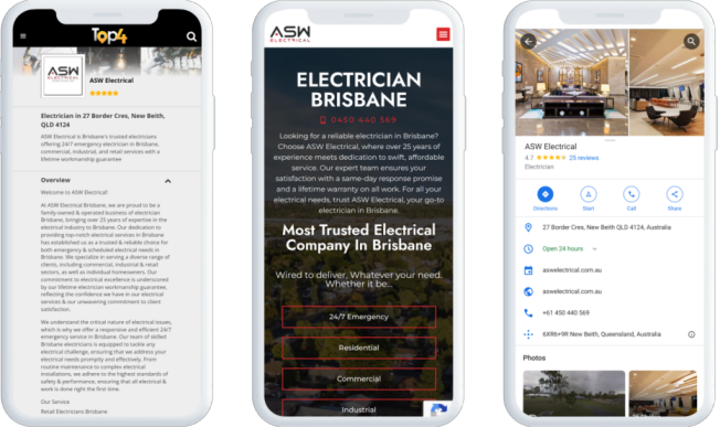 SEO Services – ASW Electrical