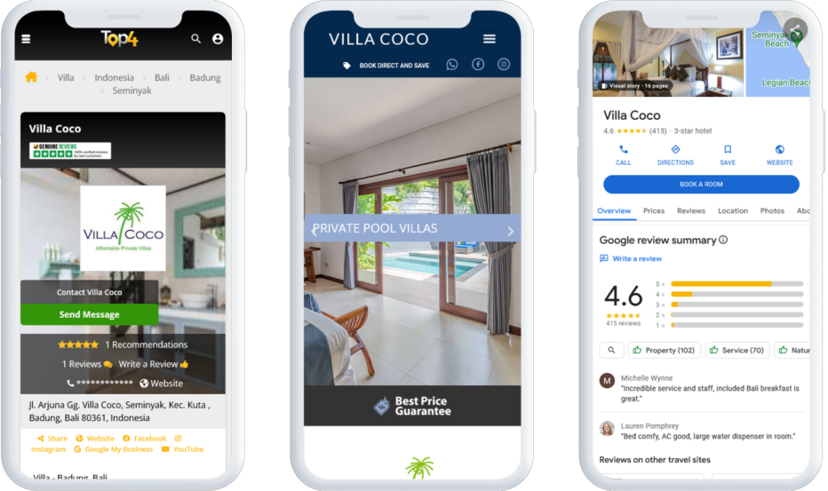 SEO Services – Villa Coco