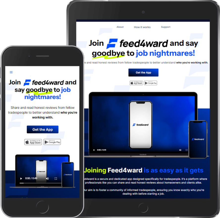 Feed4ward - Website Development