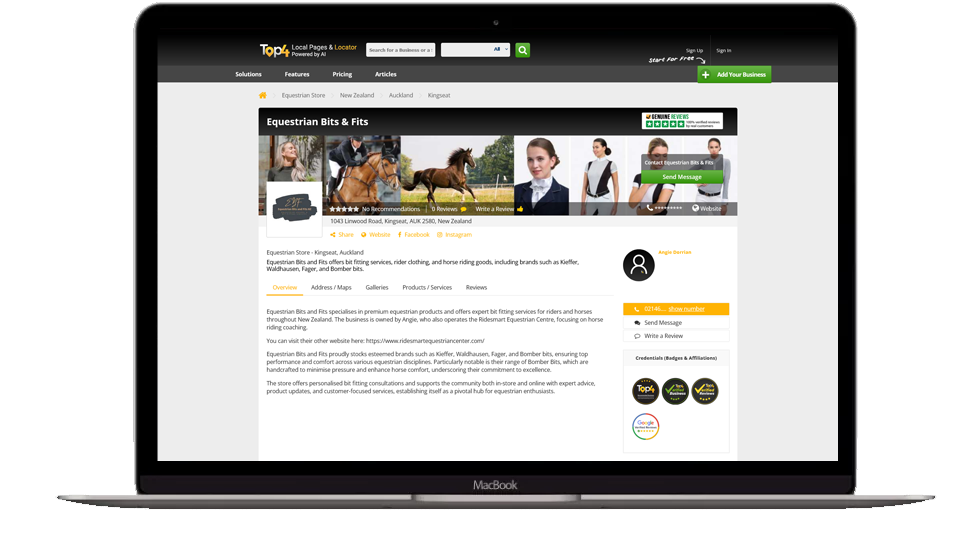 SEO Services - Equestrian Bits & Fits