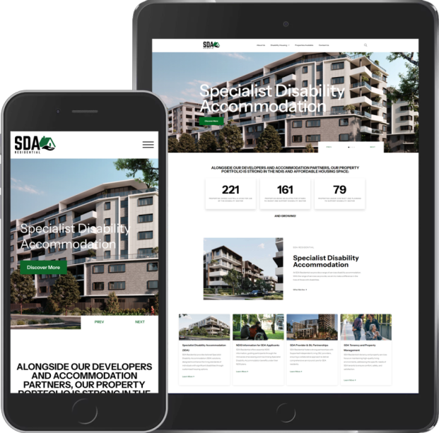 Website Development -  SDA Residential